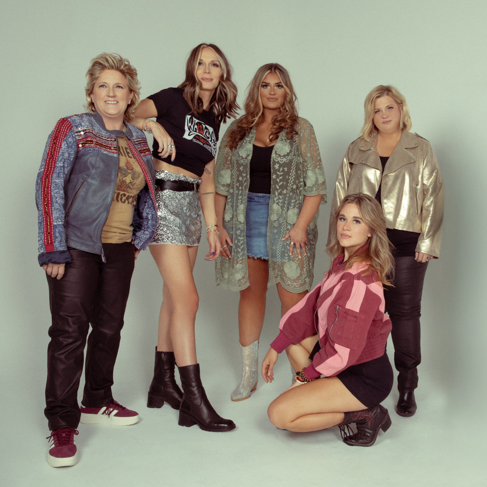 Five members of Sister Sadie