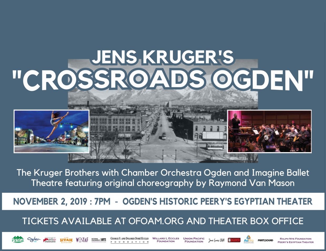 OFOAM presents Crossroads Ogden, World Premiere Peery’s Egyptian Theater - November 2, 2019